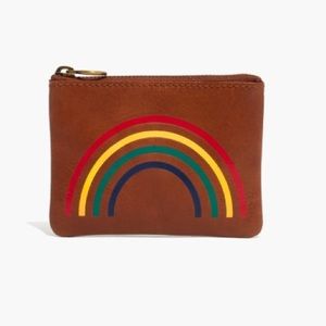 MADEWELL leather pouch wallet rainbow edition NWT
